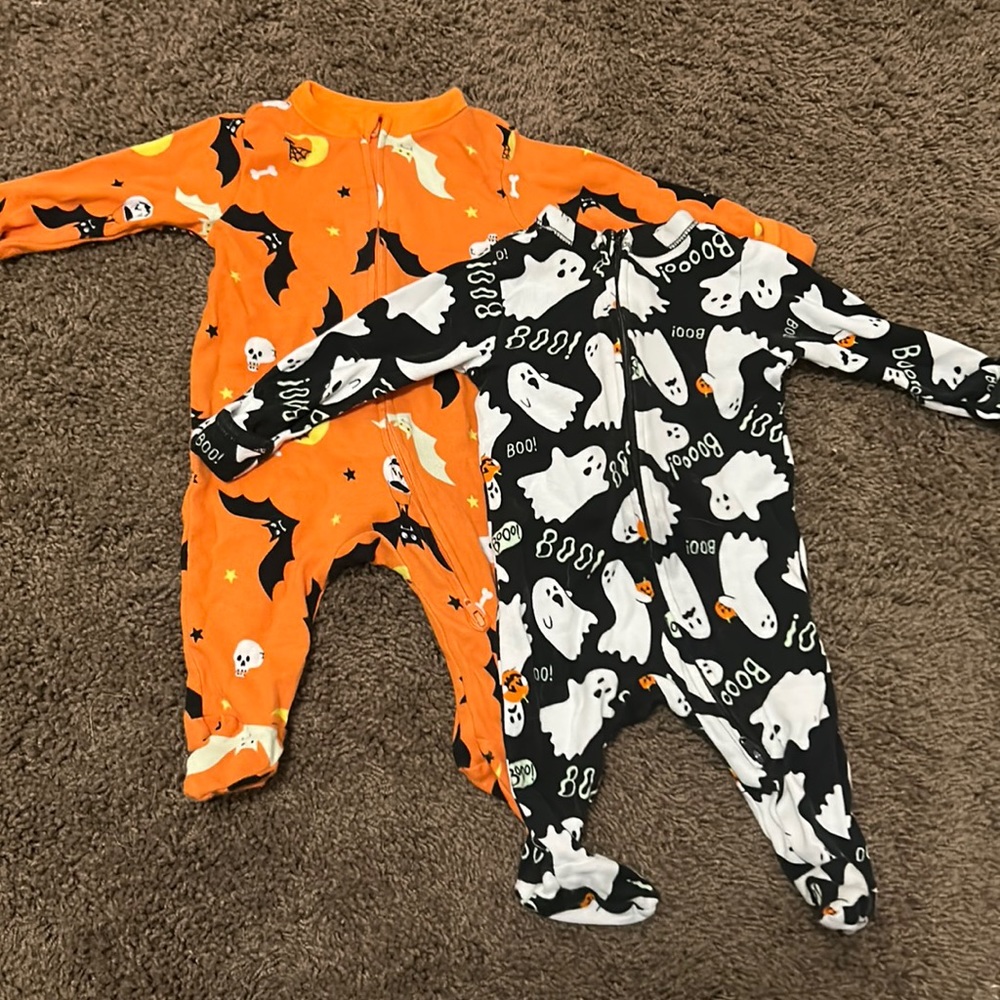 Old Navy Halloween Two Way Zip Pajamas